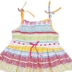 Blueberi Boulevard Sundress Girls 5 Colorful Festive‎ Lightweight Summer Party